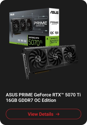 ASUS GeForce RTX 5070 Ti 16GB — View Details