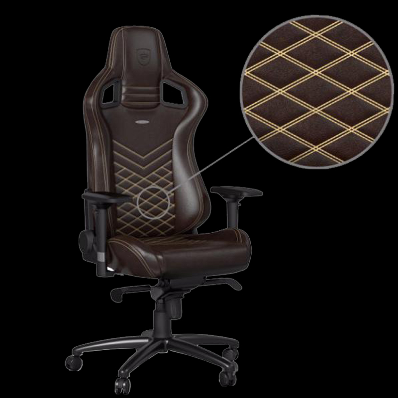 NOBLECHAIRS EPIC - GENUINE LEATHER - BROWN,BEIGE