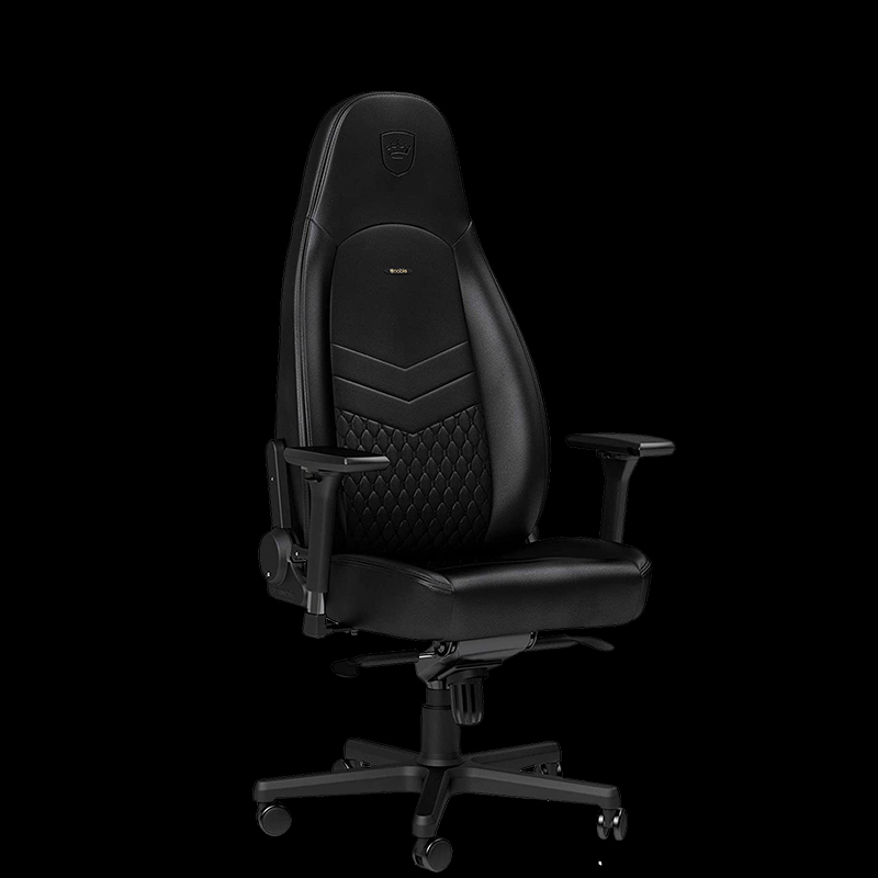 NOBLECHAIRS ICON - FULL LEATHER - BLACK