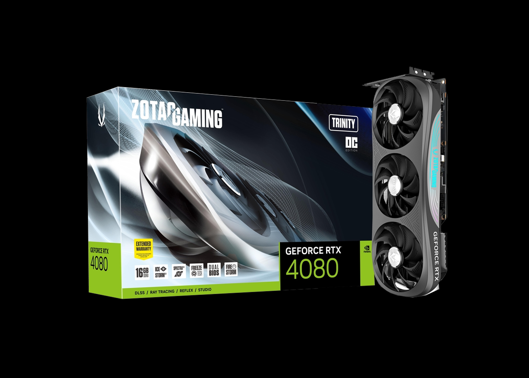 ZOTAC GAMING GeForce RTX 4080 16GB Trinity