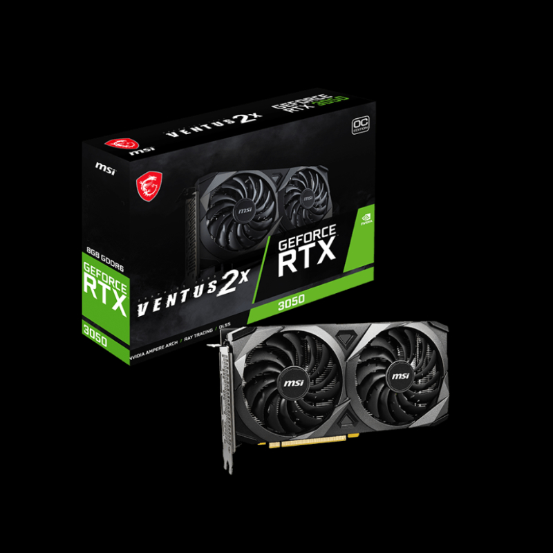 MSI Geforce GeForce RTX 3050 VENTUS 2X 8G OC