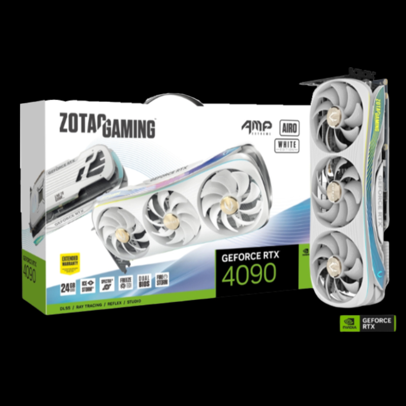 ZOTAC GAMING GeForce RTX4090 AMP Extreme AIRO 24GB GDDR6X WHITE