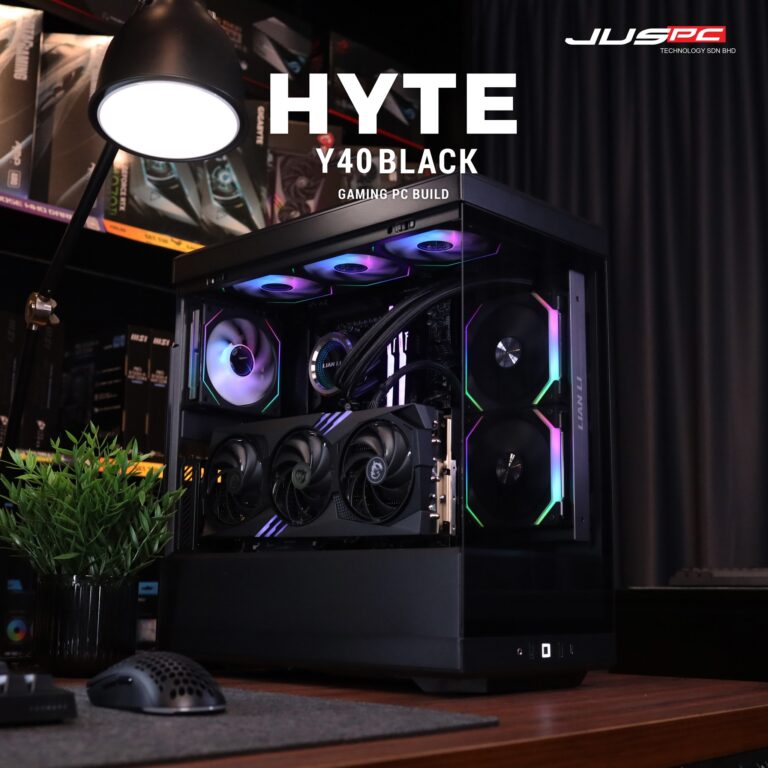 【RM11K create Hyte Y40 aquarium PC build】