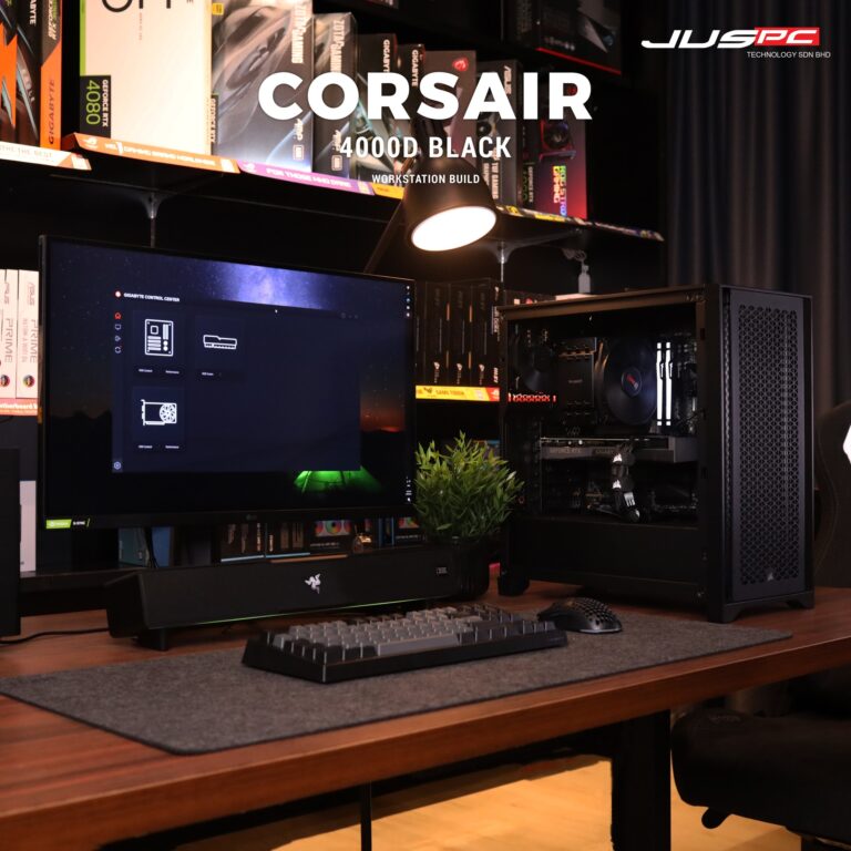 【CORSAIR 4000D render machine setup】