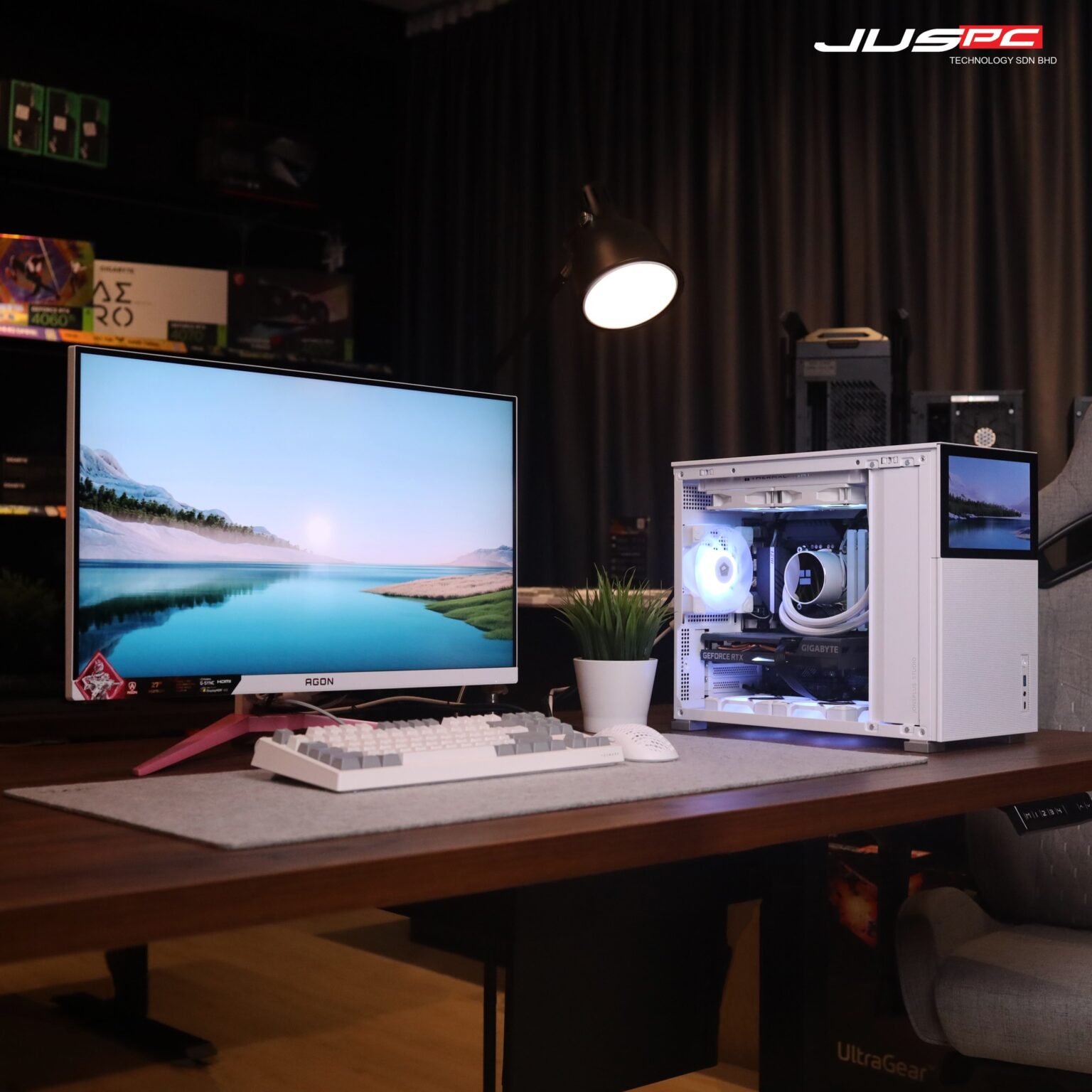 【JONSBO D31 White Theme PC Build】 | JusPC