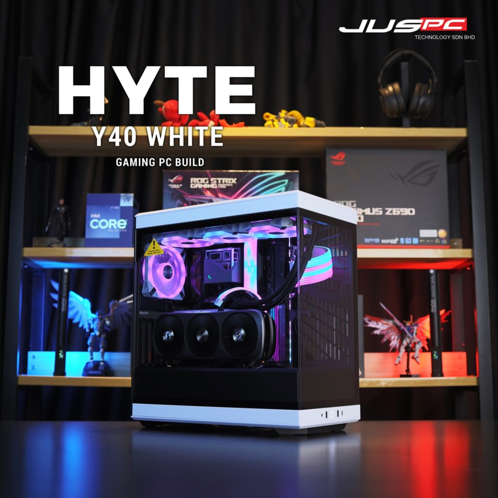 【HYTE Y40 White Gaming PC Build】 JusPC