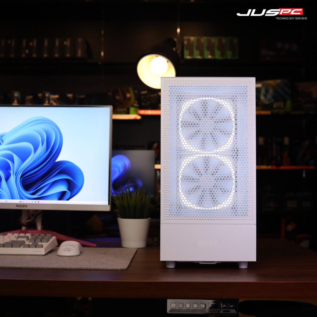 【NZXT H5 Flow White Pc Build】 | JusPC