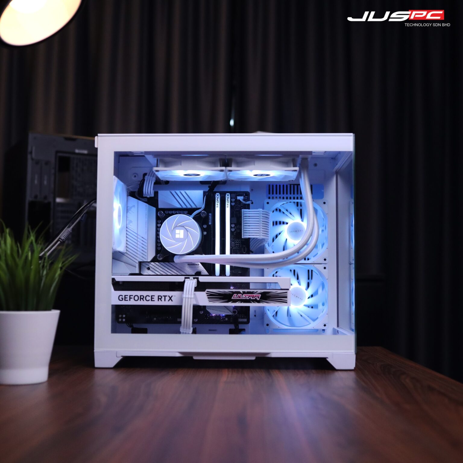 【Tecware VXN EVO Pure White RIG】 | JusPC