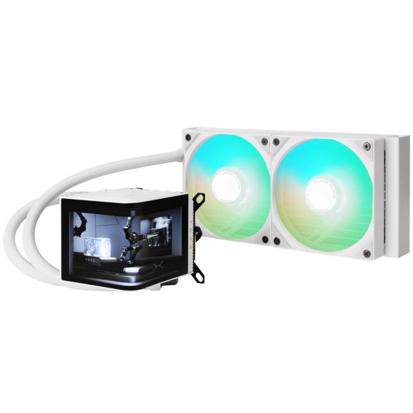 TRYX PANORAMA 240MM AIO ARGB WHITE CURVED AMOLED
