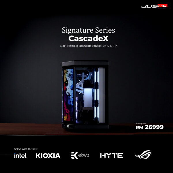 HYTE Y70 DUAL CHAMBER ATX CASE TOUCHSCREEN (BLACK) - Image 3