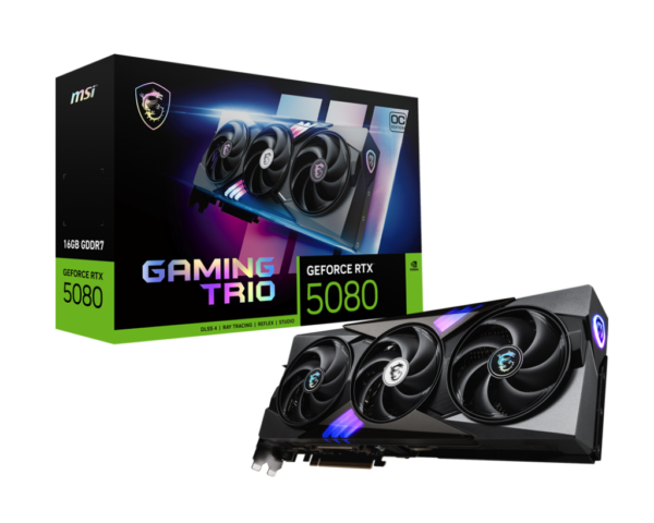 MSI GEFORCE RTX5080 16G GAMING TRIO OC