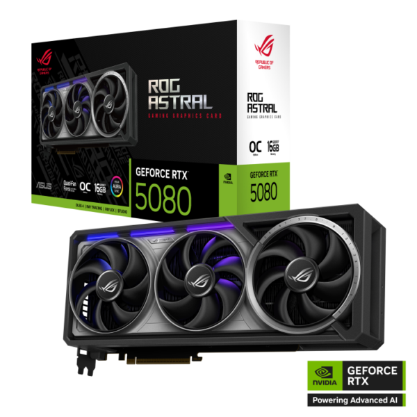ASUS ROG ASTRAL GEFORCE RTX5080 16GB GDDR7 OC