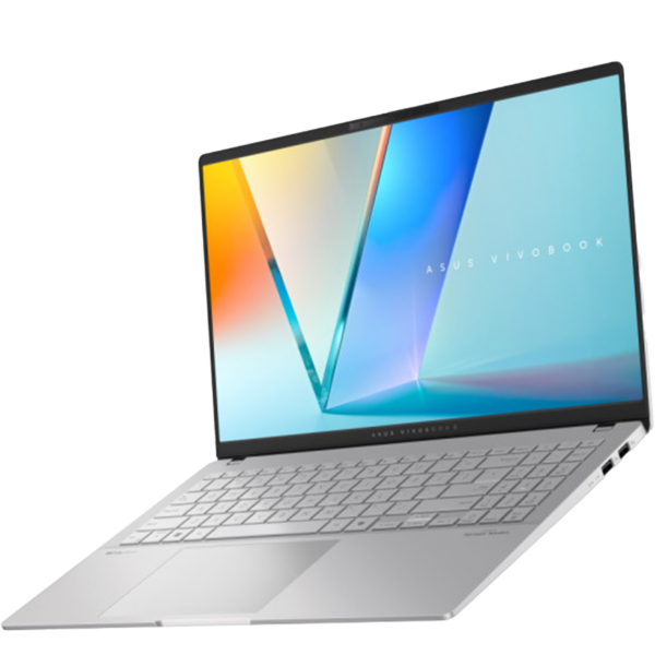 ASUS VivoBook S15 OLED -- (S5507Q-AMA088WSM-SIL) -- SD-X1P42100 / 512 SSD / 16GB LPDDR5X (UP TO 16GB)