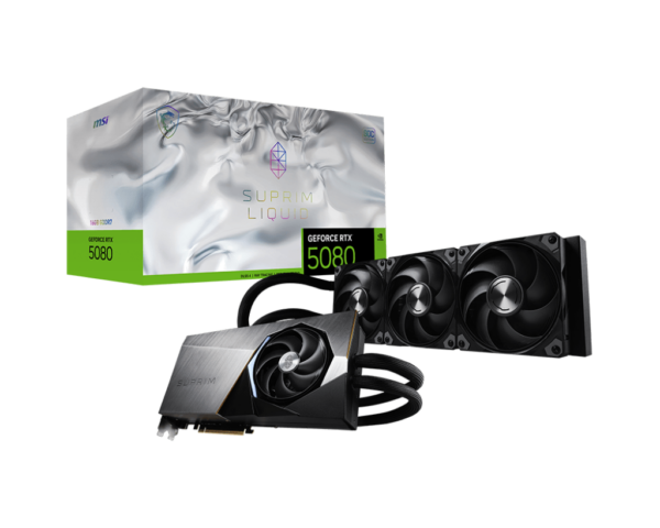 MSI GEFORCE RTX5080 16G SUPRIM LIQUID SOC