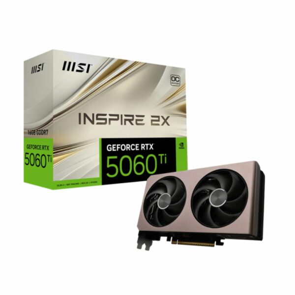 MSI GEFORCE RTX5060 TI 16G INSPIRE 2X OC