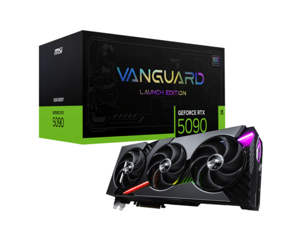 MSI GEFORCE RTX5090 32GB VANGUARD SOC LAUNCH EDITION