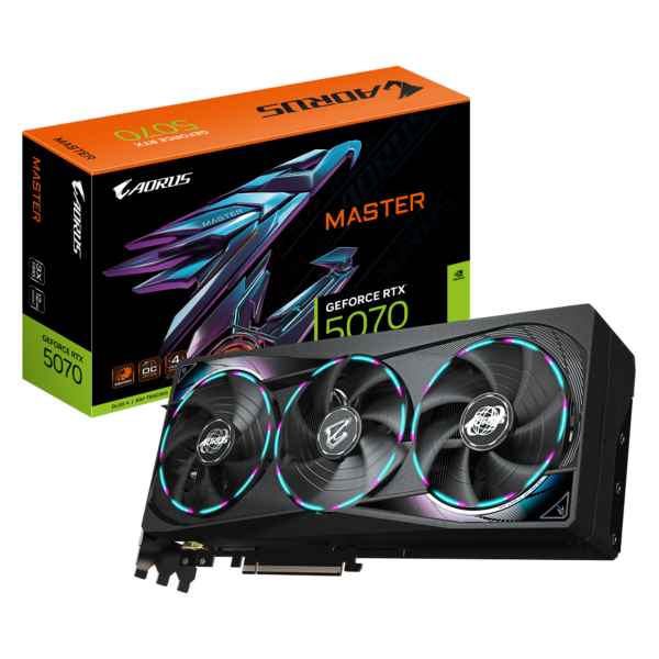 GIGABYTE AORUS RTX5070 MASTER 12G GDDR7