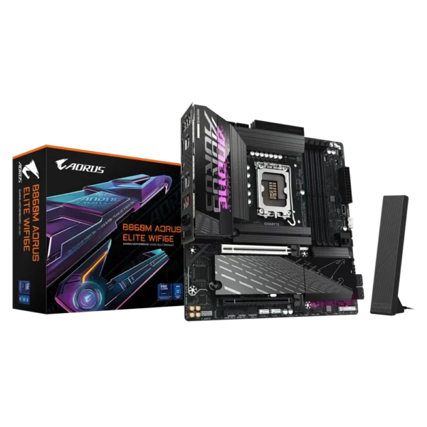 GIGABYTE B860M AORUS ELITE WIFI6E+BT ( 4x RAM SLOT | 2x NVME SLOT )