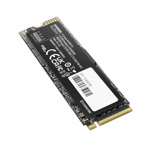 KLEVV CRAS C715 256GB NVME GEN3 SSD (R:3200/W:2000)