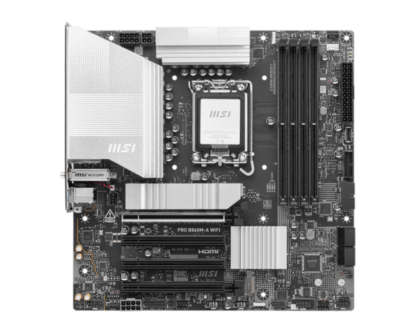 MSI PRO B860M-A WIFI DDR5 ( 4x RAM SLOT | 3x NVME SLOT )