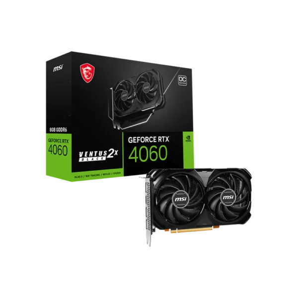 MSI RTX4060 VENTUS 2X BLACK 8GB OC
