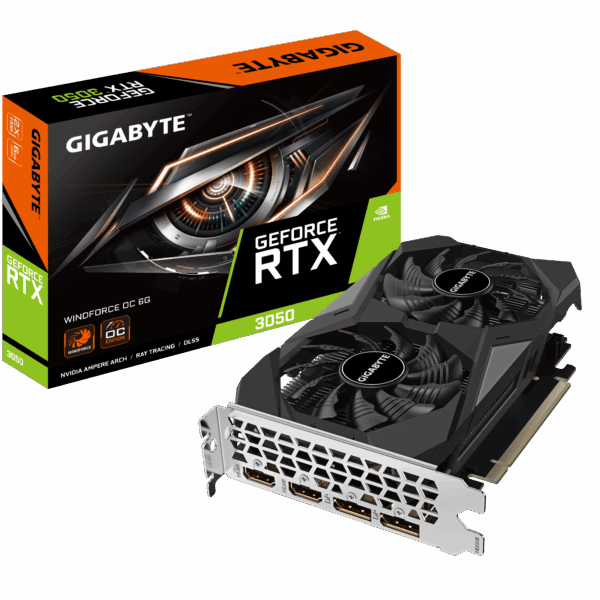 GIGABYTE RTX 3050 6GB WINDFORCE OC