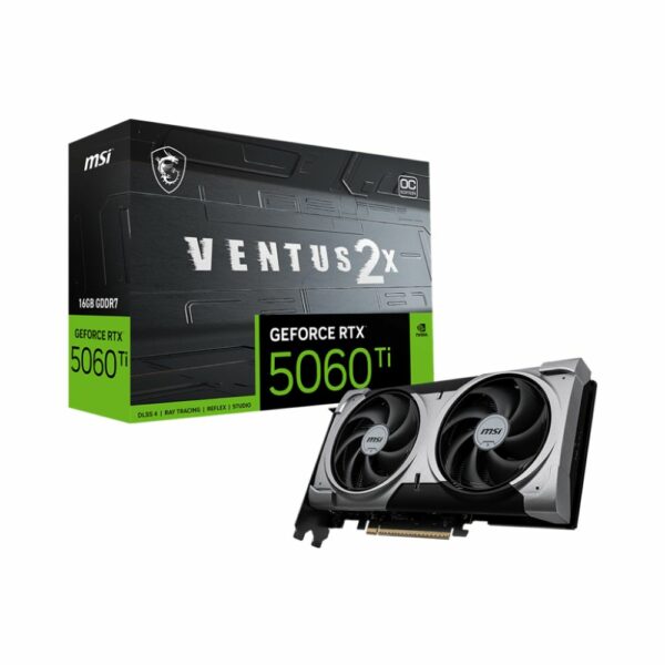 MSI GEFORCE RTX5060 TI 16GB VENTUS 2X OC PLUS