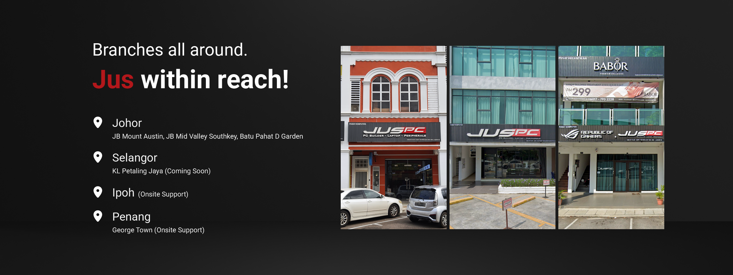 Ready to elevate your setup? Jus within reach!