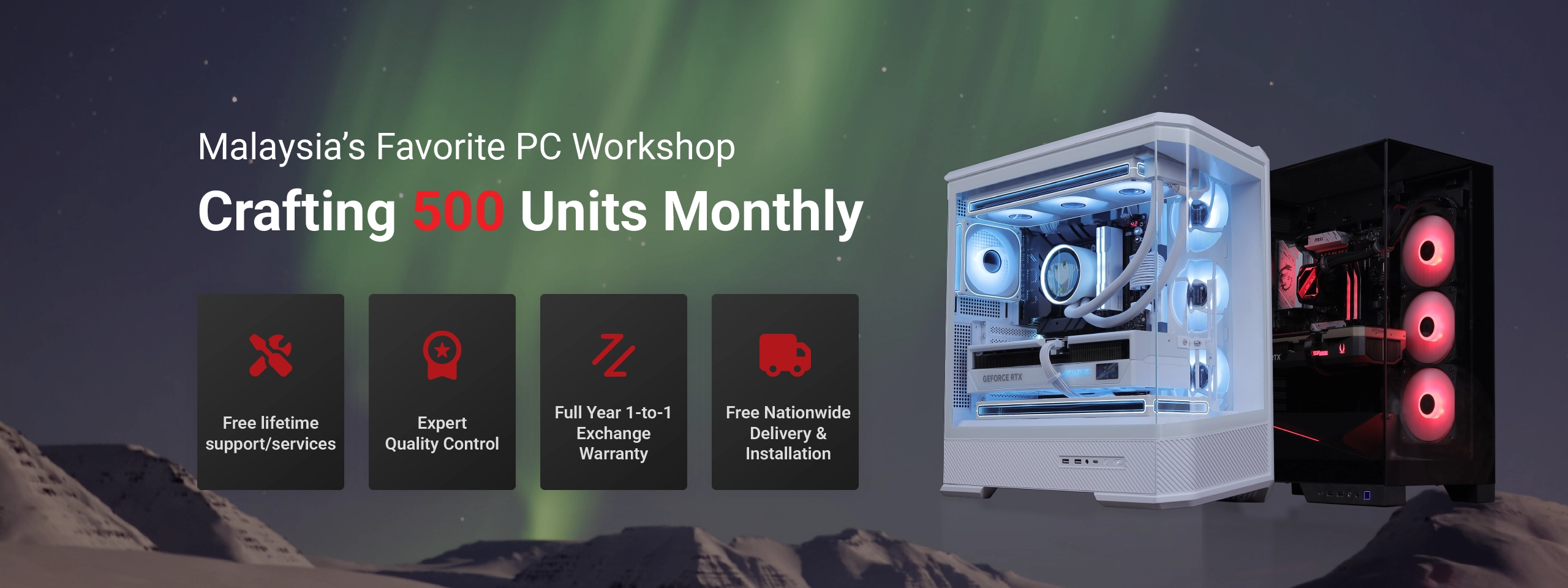 Malaysia’s Favorite PC Workshop Crafting 500 Units Monthly