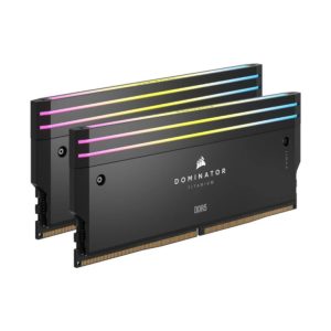 CORSAIR DOMINATOR TITANIUM RGB 2X16GB DDR5 7200MHZ CL34 – BLACK