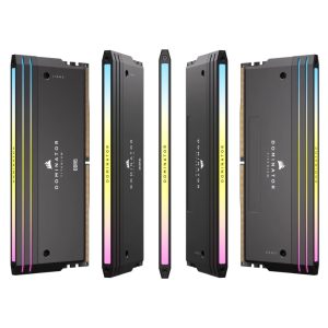 CORSAIR DOMINATOR TITANIUM RGB 2X32GB DDR5 6000MHZ CL30 – BLACK