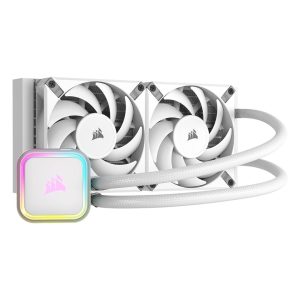 CORSAIR iCUE H100i RGB ELITE AIO – WHITE (240MM)