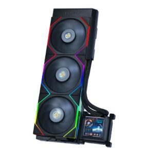 LIAN LI HYDROSHIFT LCD 360TL - BLACK (UNI-TL FANS)