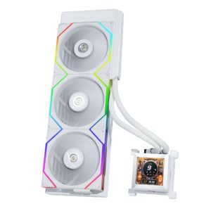 LIAN LI HYDROSHIFT LCD 360TL - WHITE (UNI-TL FANS)