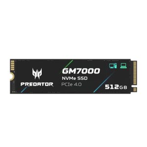 PREDATOR GM7000 512GB GEN4 NVME SSD WITH HEATSINK (R7400MBsW3400MBs) 1